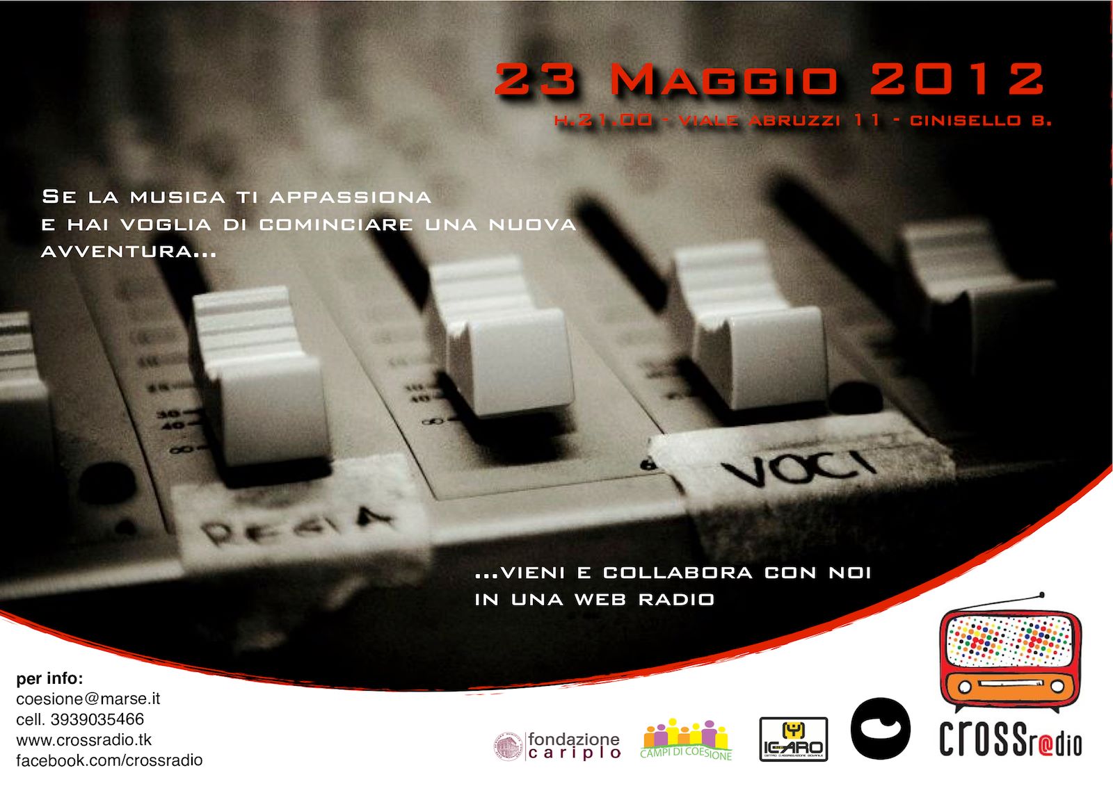 23 Maggio a CrossRadio