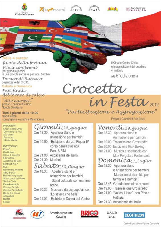 Volantino Crocetta in Festa 2012